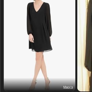 INC International Concepts Women’s Bow back shift dress Black, Size M